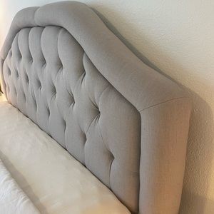 full/queen tufted headboard